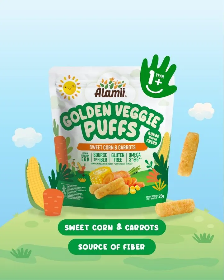 Alami- puffs golden veggie 15g