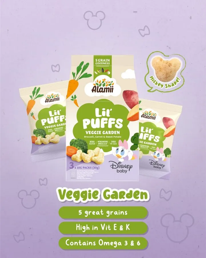 ALAMII- LIL PUFFS VEGGI GARDEN 30 GR/SACHET