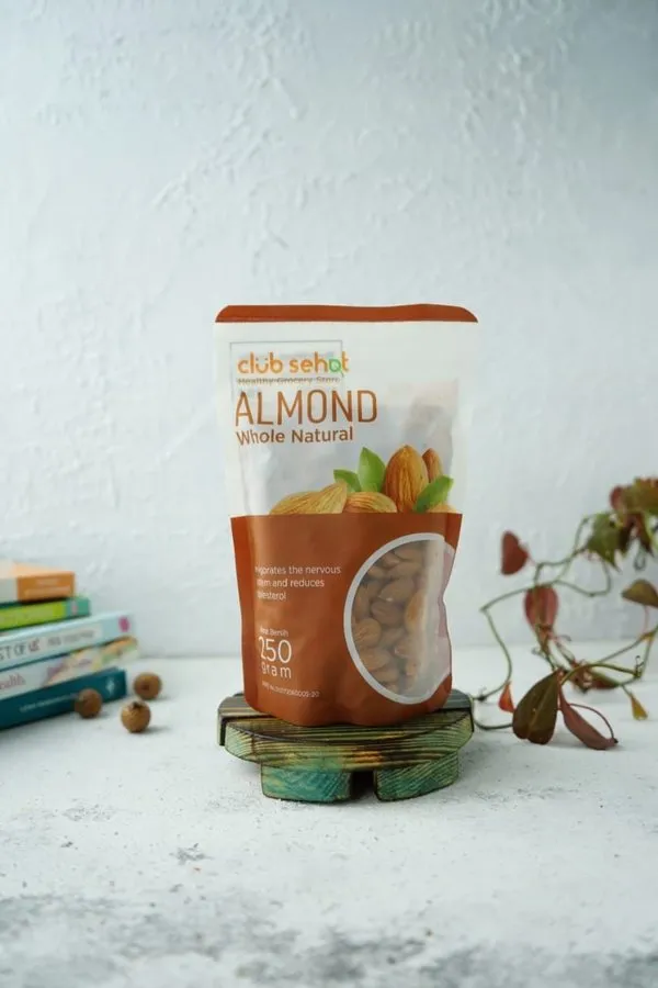 Cs- Almond whole natural 250gr