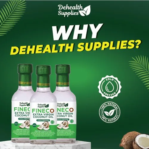 DS- FINECO 250 ML Extra Virgin Coconut Oil (KACA)