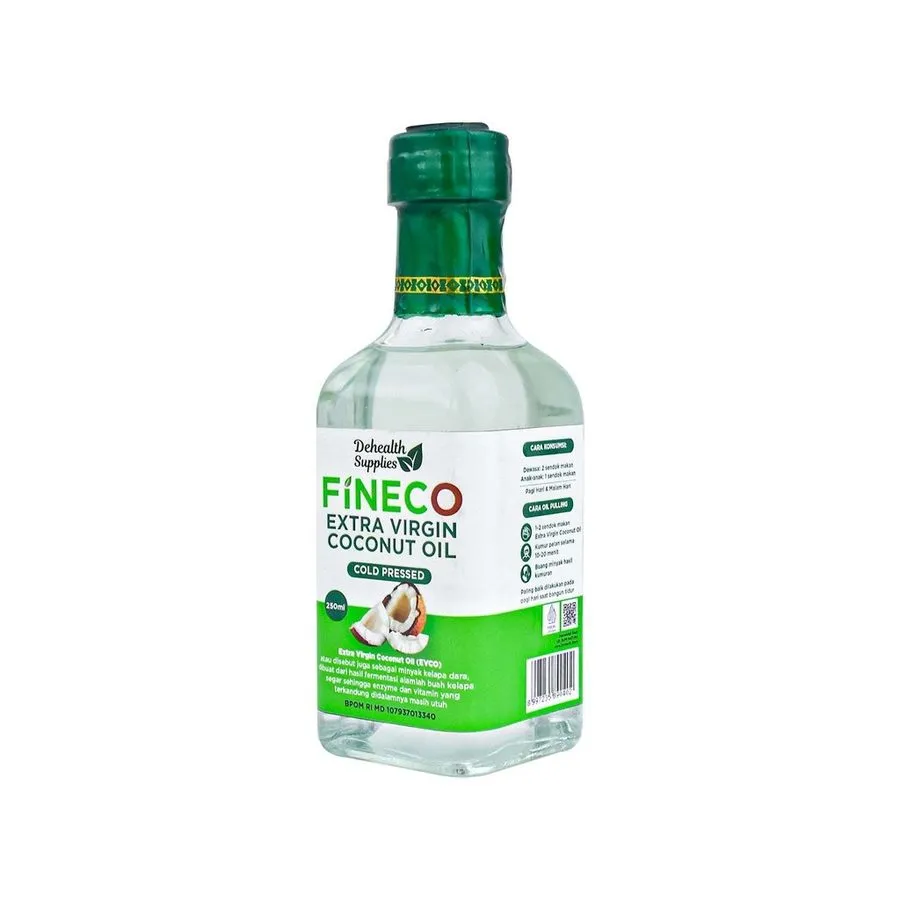 DS- FINECO 250 ML EXTRA VIRGIN COCONUT OIL (PLASTIK)
