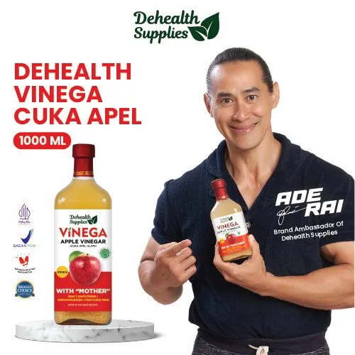 DS- VINEGA CUKA APEL 1000ML (BOTOL KACA)