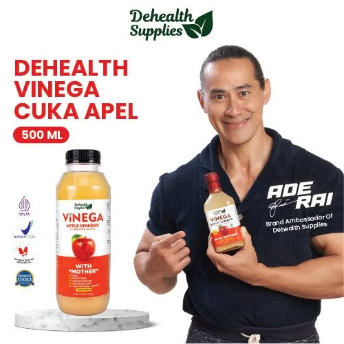 DS- VINEGA CUKA APEL 500 ML (BOTOL PLASTIK)
