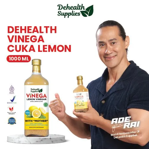 DS- VINEGA CUKA LEMON 1000ml (Botol Kaca)