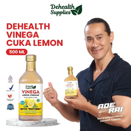 DS- VINEGA CUKA LEMON 500ml (Botol Kaca)