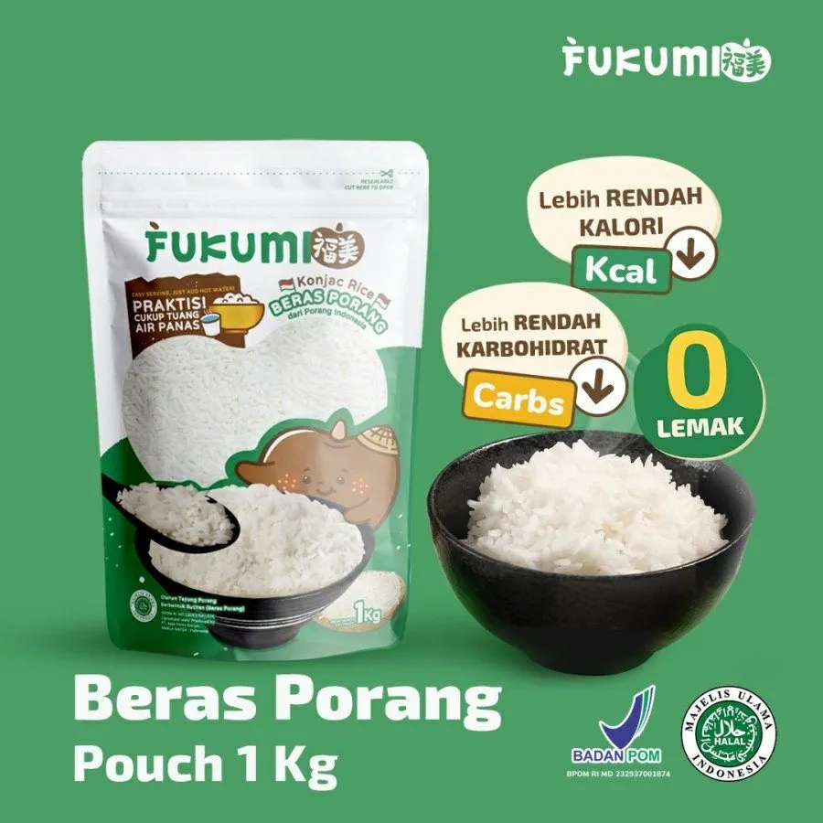 FUKUMI Beras Porang Pouch 1 Kg