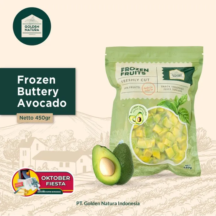 GN- Buttery Avocado Cubes 450 gr