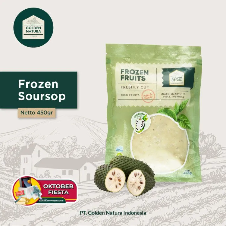 GN- Soursop Puree Cubes 450 gr
