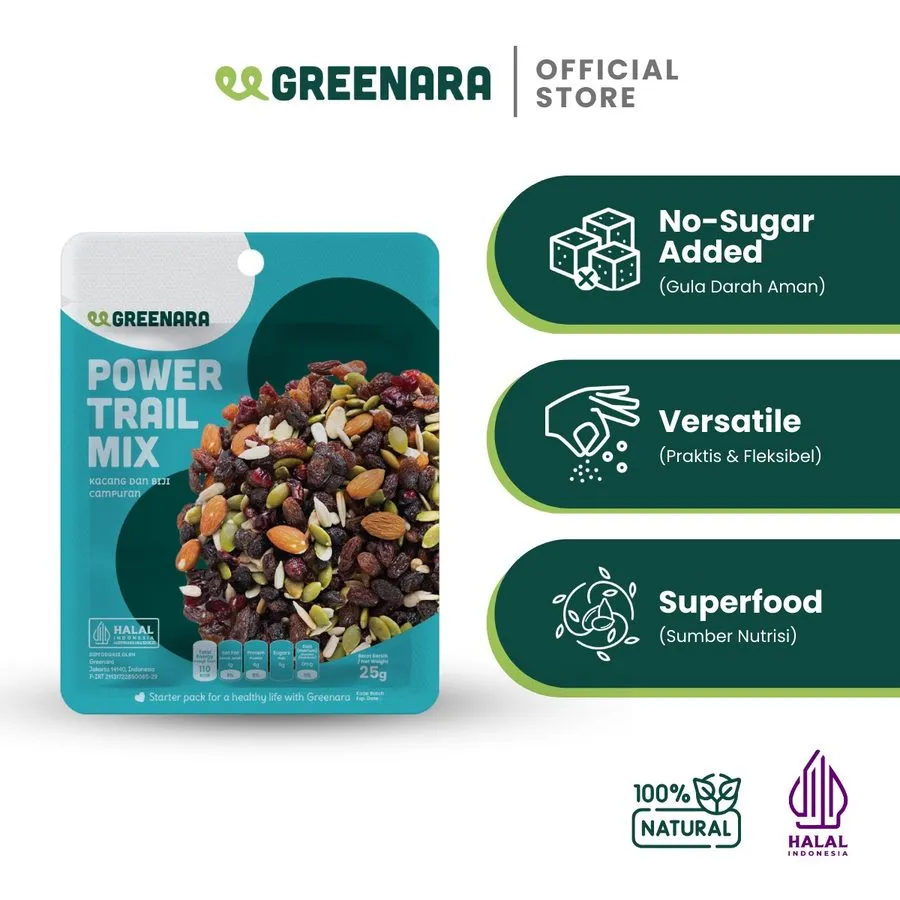 Greenara- Power trail mix 25 gr