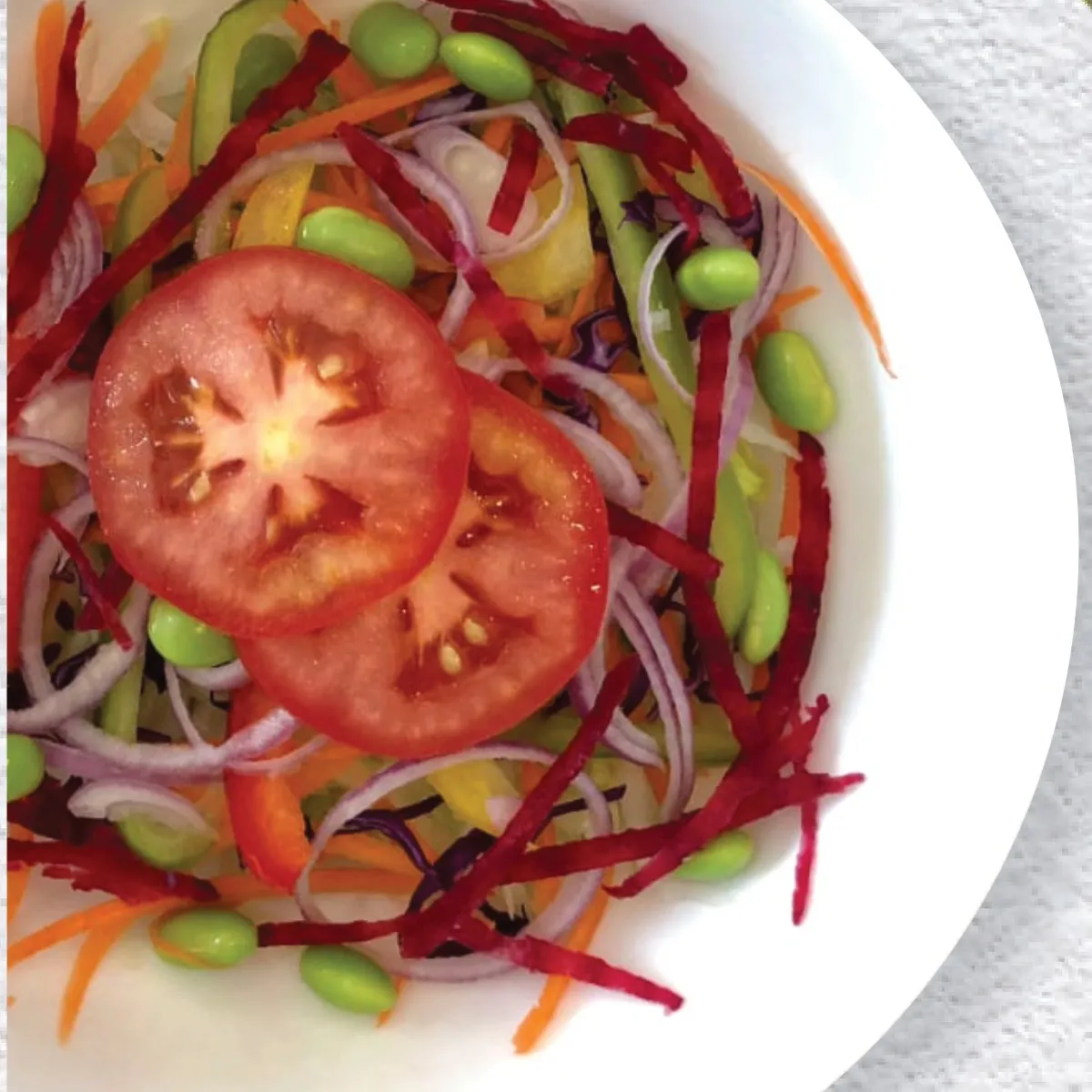 Healthy salad dengan balsamic vinegar
