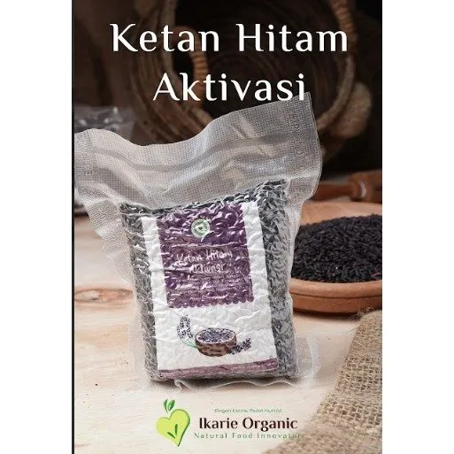 IKARIE- TEPUNG KETAN HITAM ORGANIC AKTIVASI 250GR