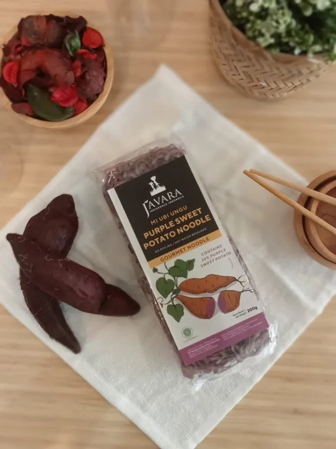 Javara- Purple Sweet Potato Noodle | Mie Ubi Ungu 200 g