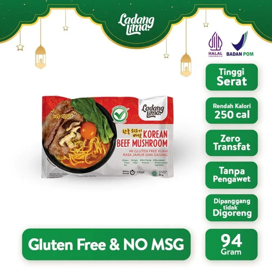 Ladang lima- Korean beef gf noodle