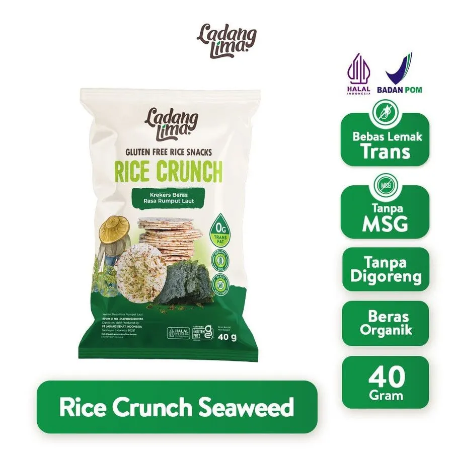 Ladang lima- Rice crunch seaweed