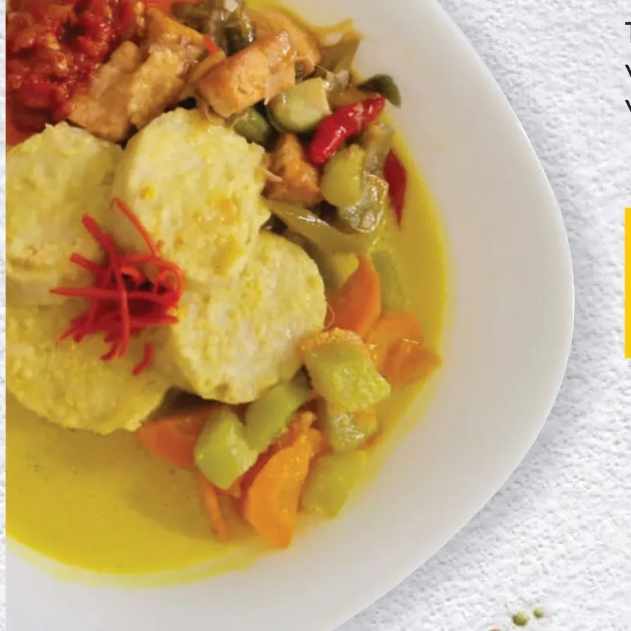 LONTONG SAYUR OATS (NON TELUR)