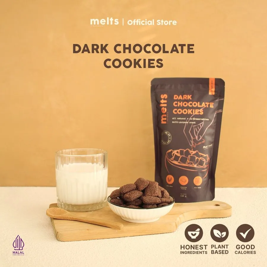 Melts - Dark Chocolate Sandwich cookies box (8 sachet)