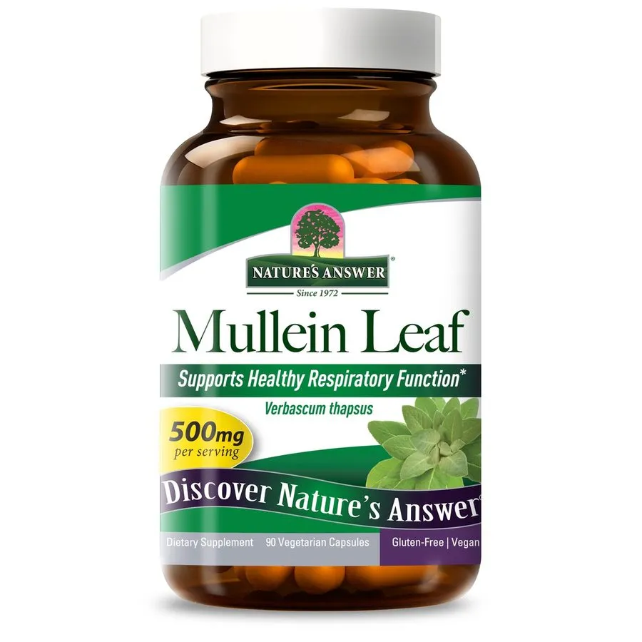 NATURES ANSWER MULLEIN LEAF 500MG
