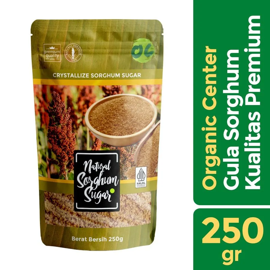 ORGANIC CENTER - SORGHUM SUGAR 250GR