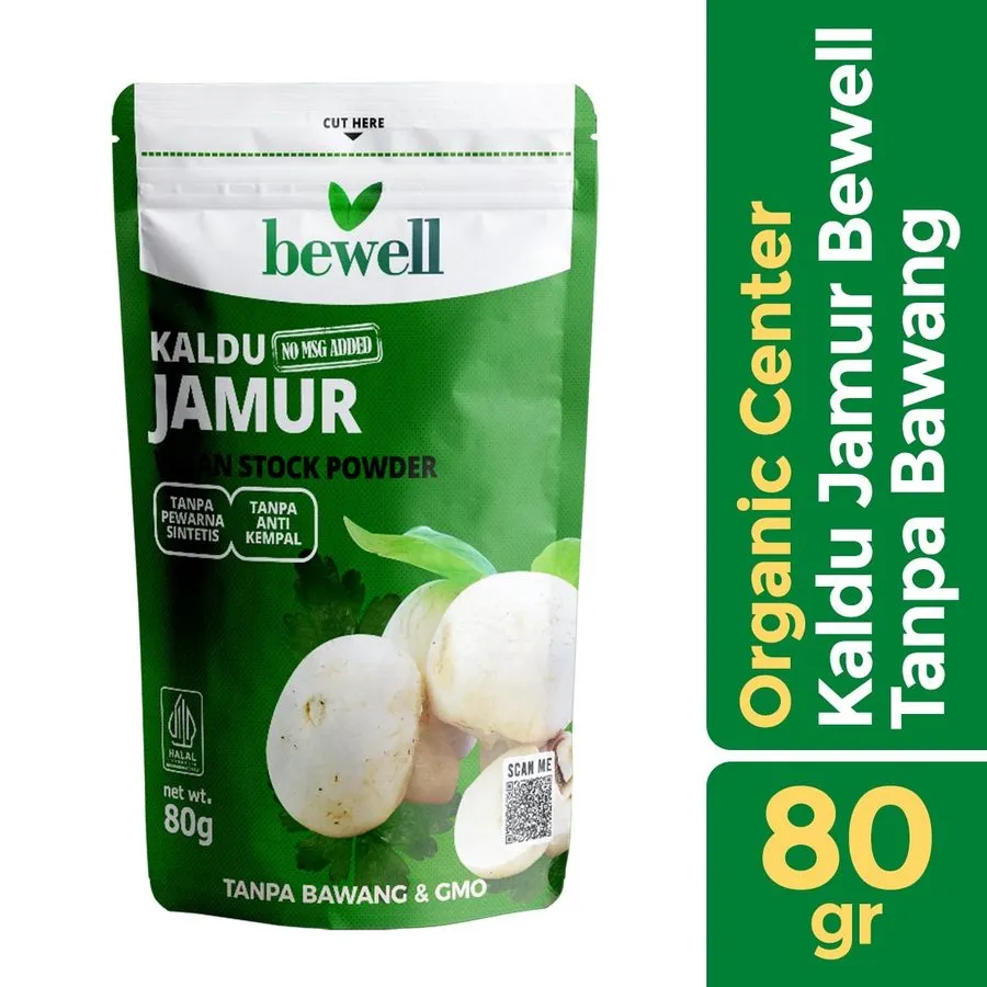 Organik center - bewell kaldu jamur non bawang 80gr